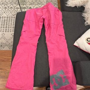 Pink DC snowboarding pants
